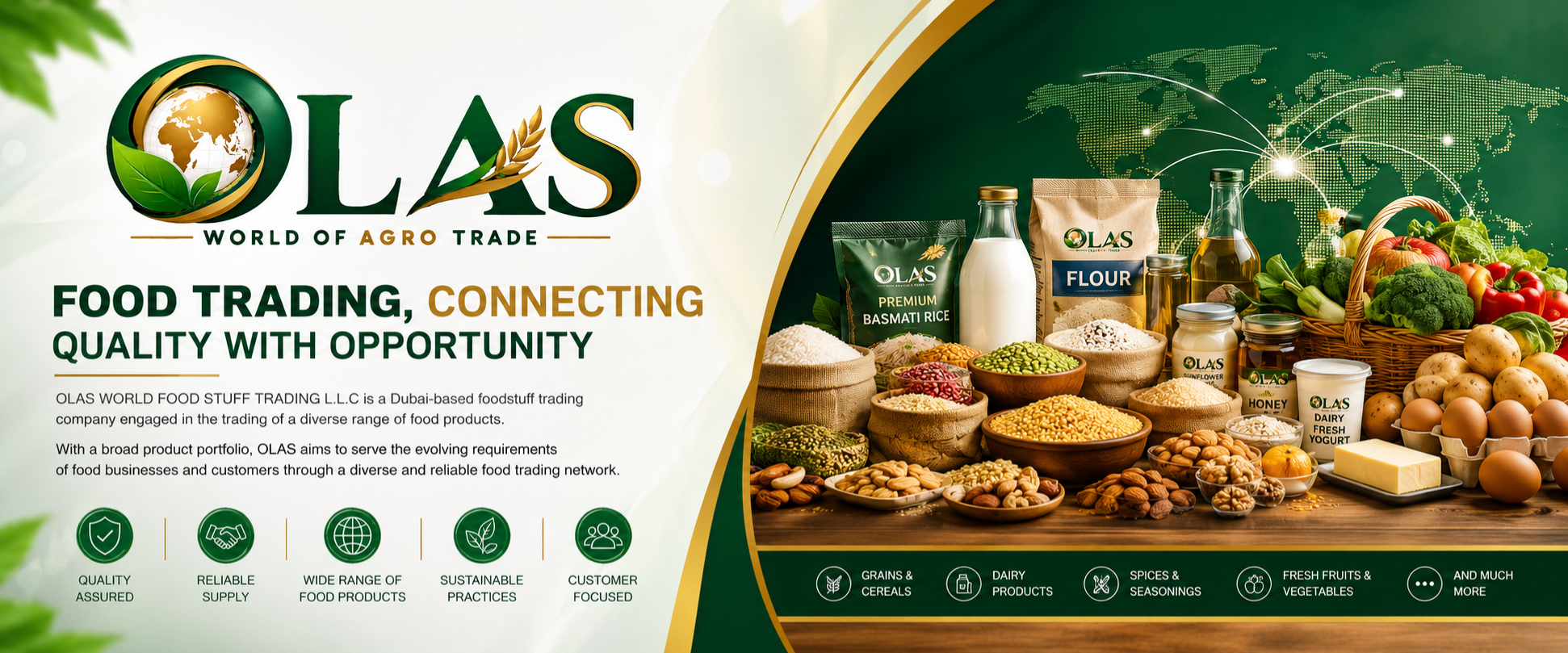 OLAS World Food Stuff Trading — Connecting Quality with Opportunity