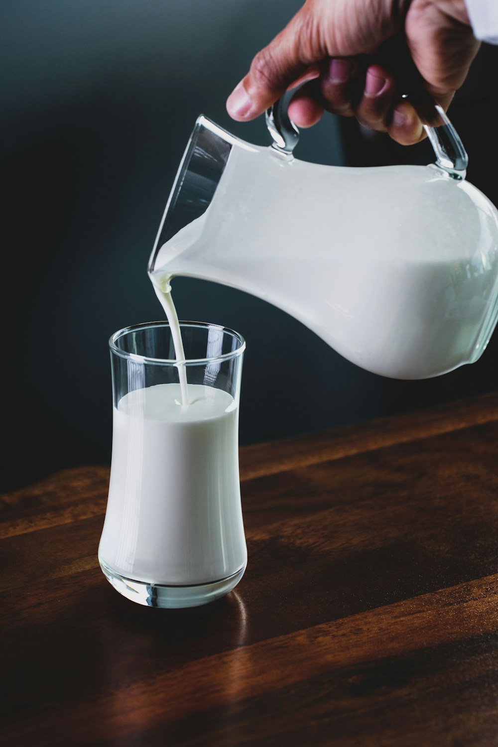 Fresh dairy — milk pouring