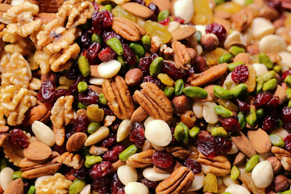 Mix of walnuts, pecans, pistachios and almonds